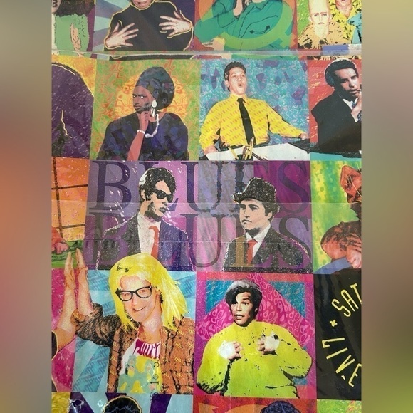 TWO Packages Of Vintage SNL Saturday Night Live Wrapping Paper UNOPENED - Picture 3 of 5